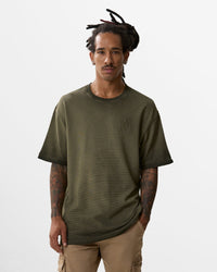 T-Shirt a maniche corte a coste "Essential" uomo - Scorpion Bay