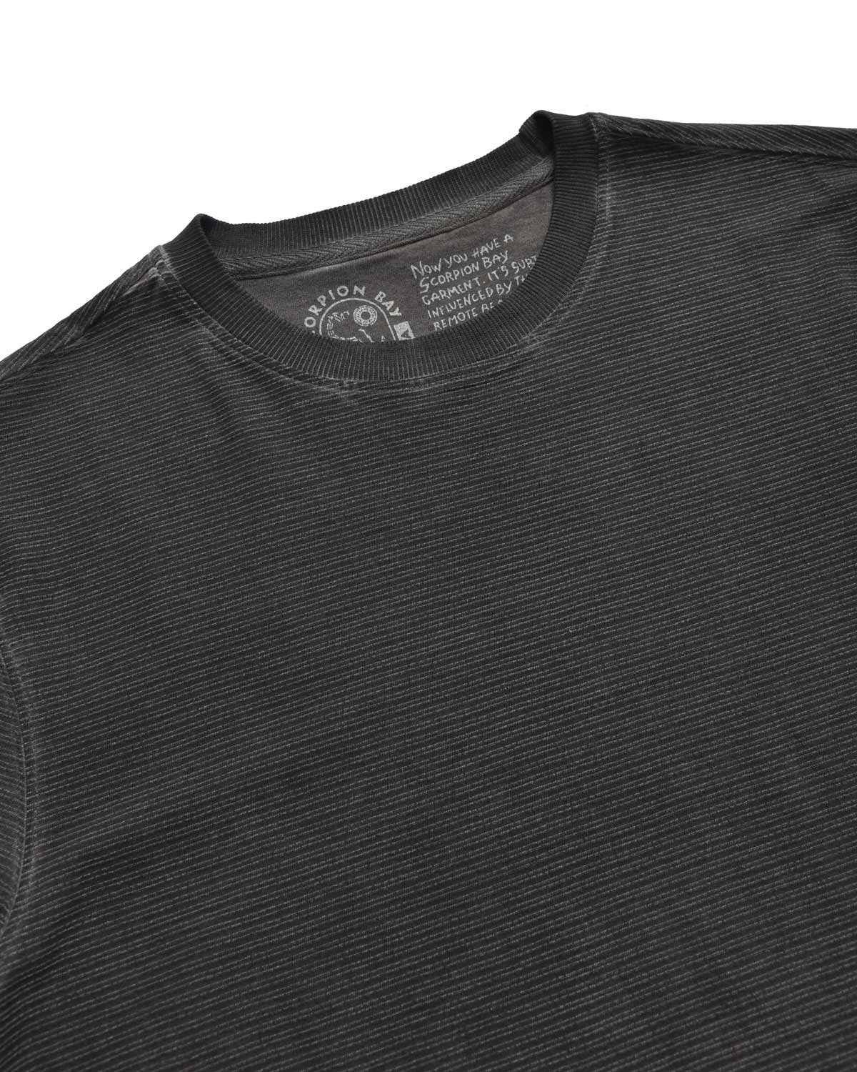 T-Shirt a maniche corte a coste "Essential" uomo - Scorpion Bay
