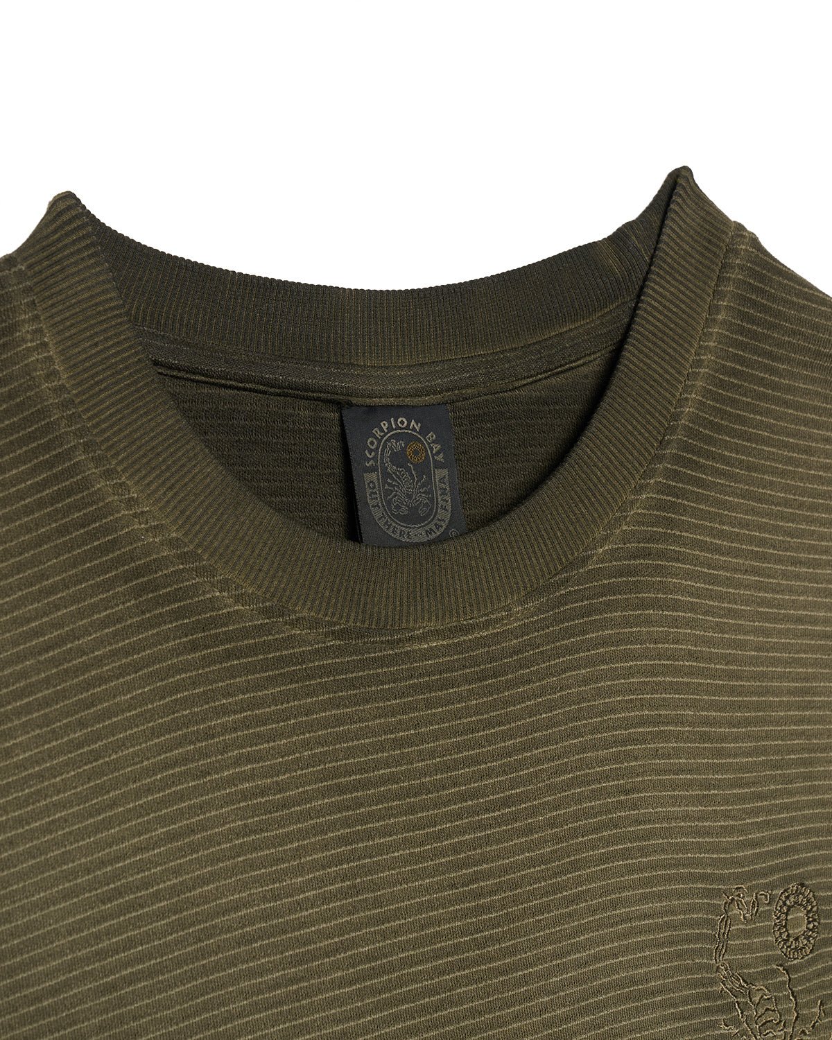 T-Shirt a maniche corte a coste "Essential" uomo - Scorpion Bay