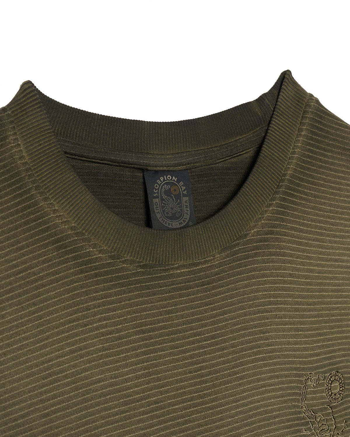 T-Shirt a maniche corte a coste "Essential" uomo - Scorpion Bay