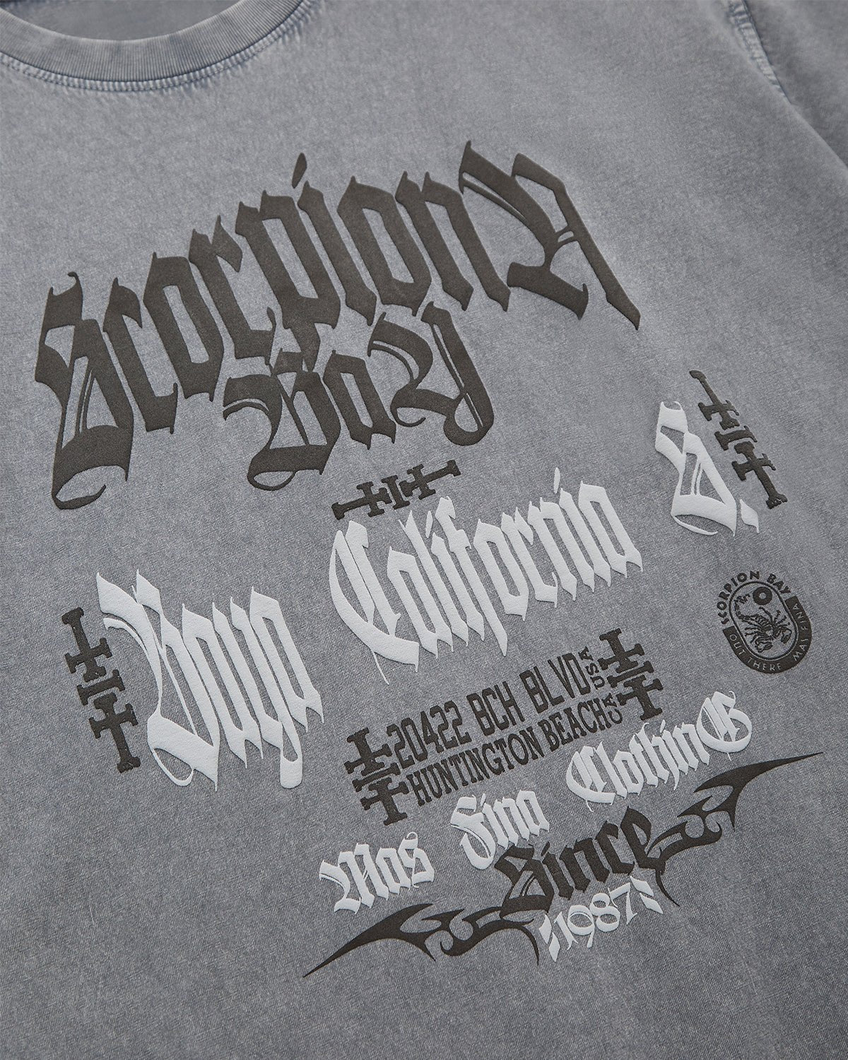 T-shirt Uomo Con Stampa Teschio Retrò, Maniche Corte, Casual, In Poliestere Traspirante, Nera, Taglia Unica
