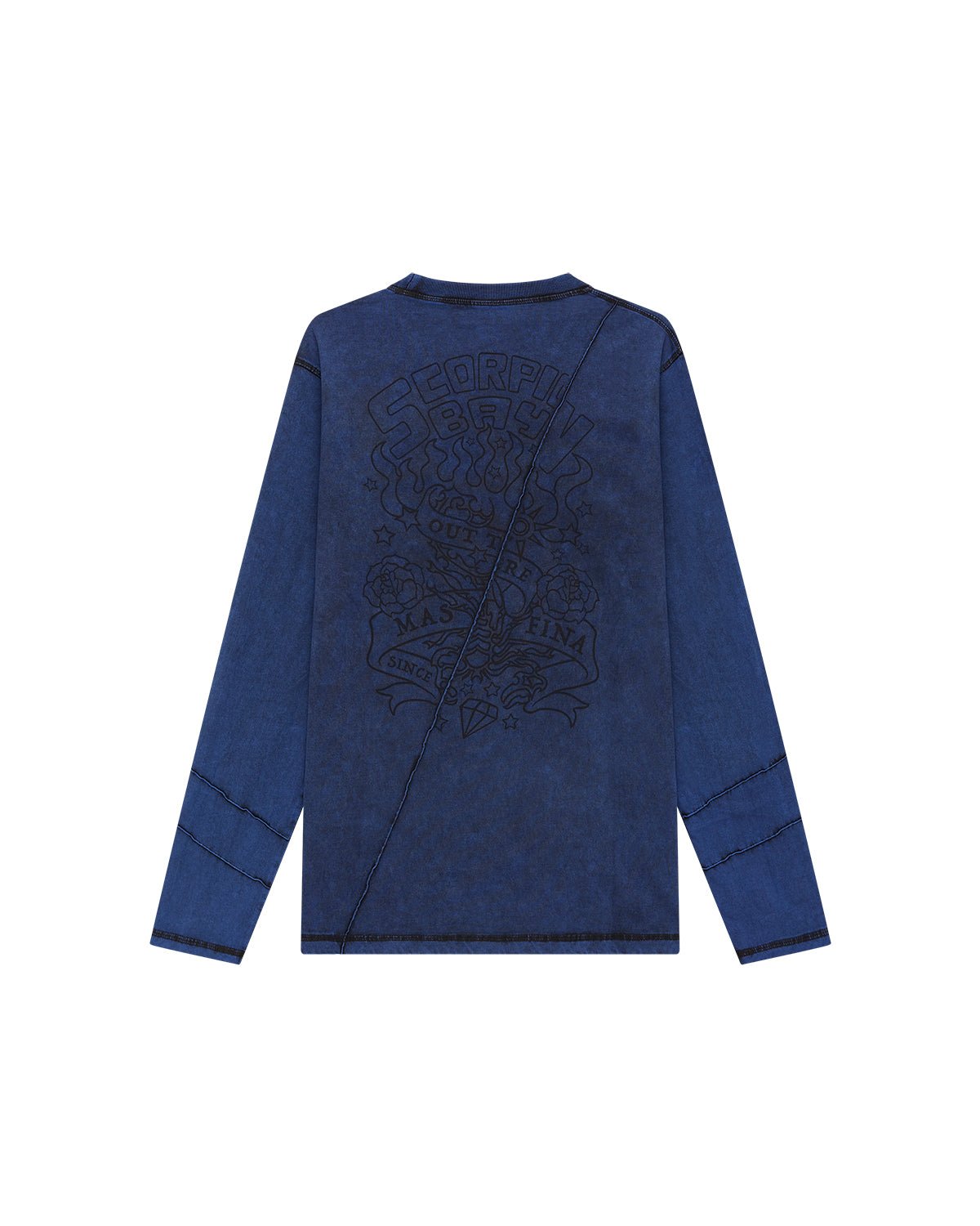 T-Shirt a maniche lunghe doubleface "Psycout" uomo - Scorpion Bay