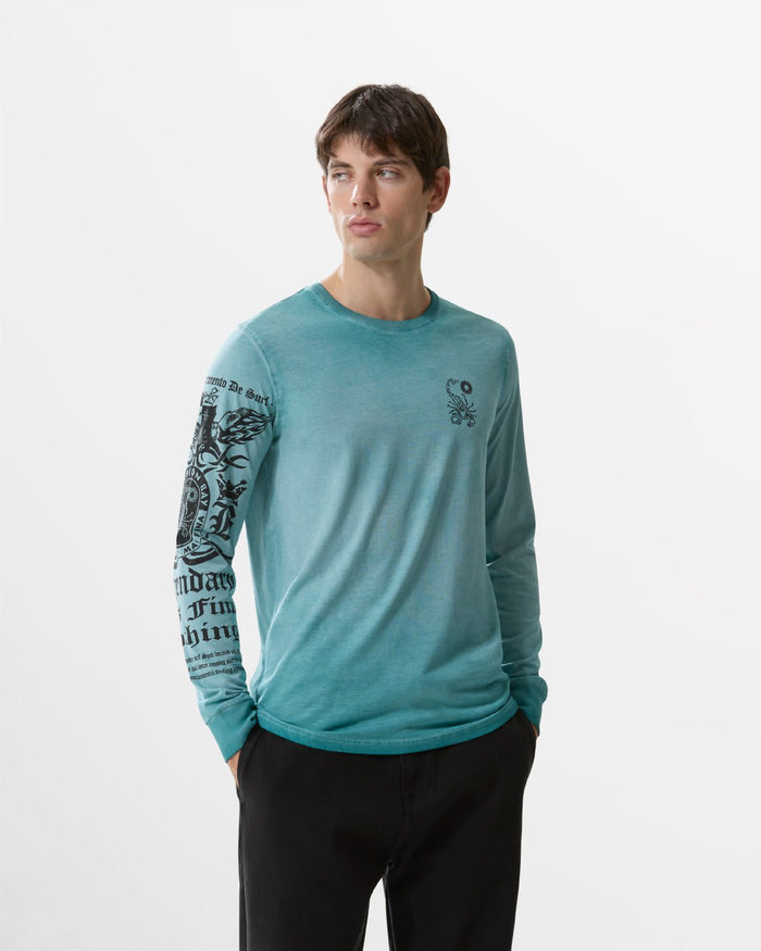 T-Shirt a maniche lunghe "Escudo de Armas" uomo - Scorpion Bay