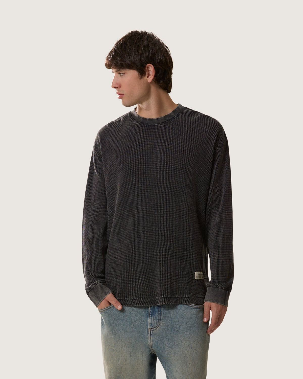 T-Shirt a maniche lunghe essential Waffle uomo - Scorpion Bay