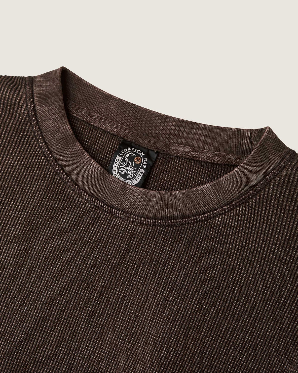 T-Shirt a maniche lunghe essential Waffle uomo - Scorpion Bay