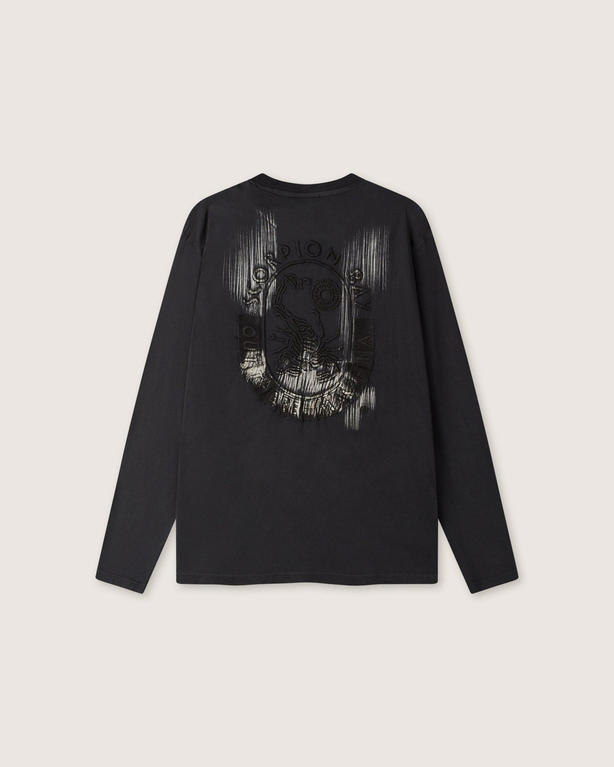 T-Shirt a maniche lunghe “Scribble Logo” uomo - Scorpion Bay