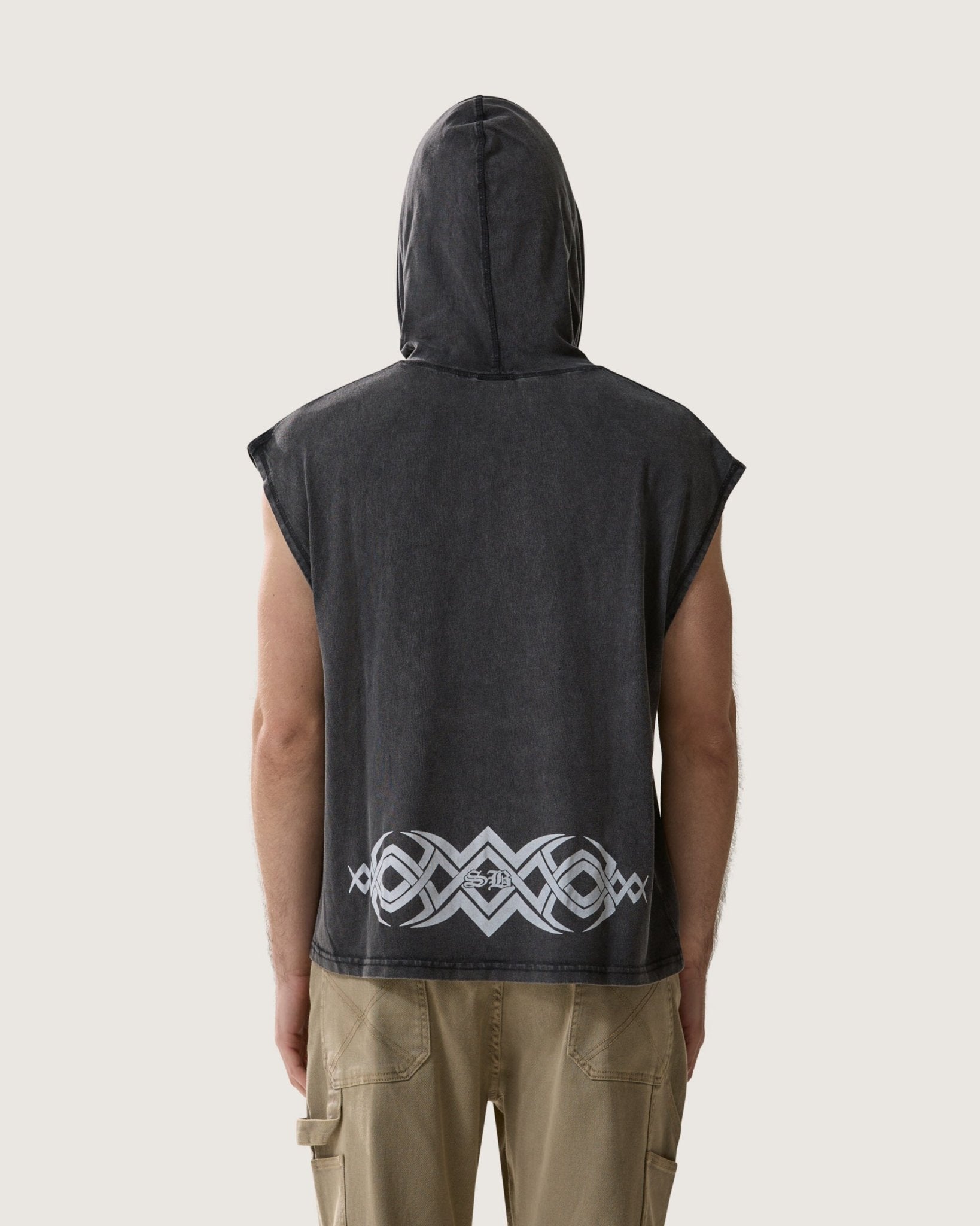 T-shirt boxy con cappuccio "Tribal" uomo - Scorpion Bay