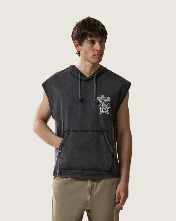 T-shirt boxy con cappuccio "Tribal" uomo - Scorpion Bay