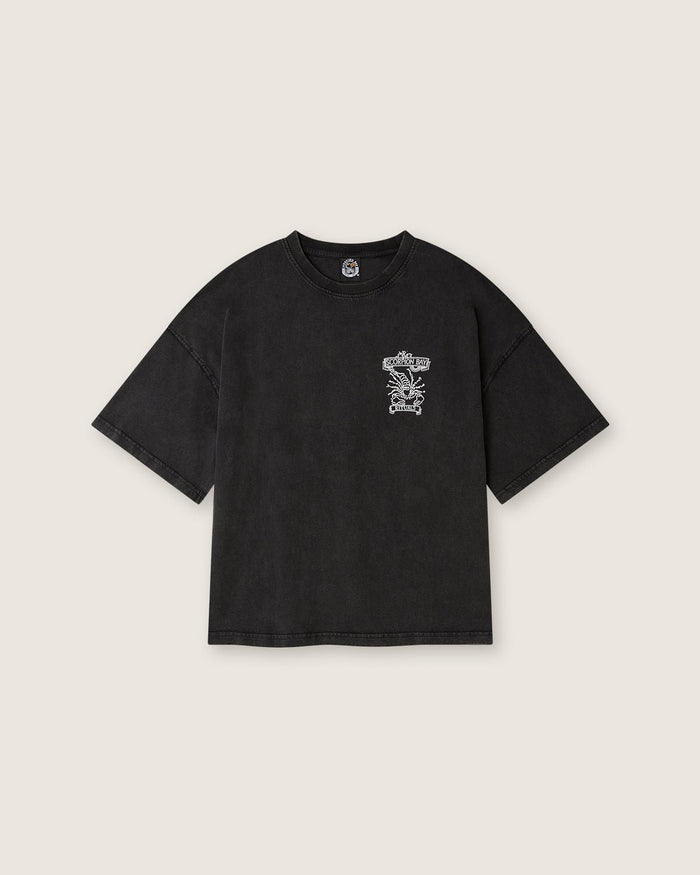 T-shirt boxy d'archivio "Baja Sun" uomo - Scorpion Bay