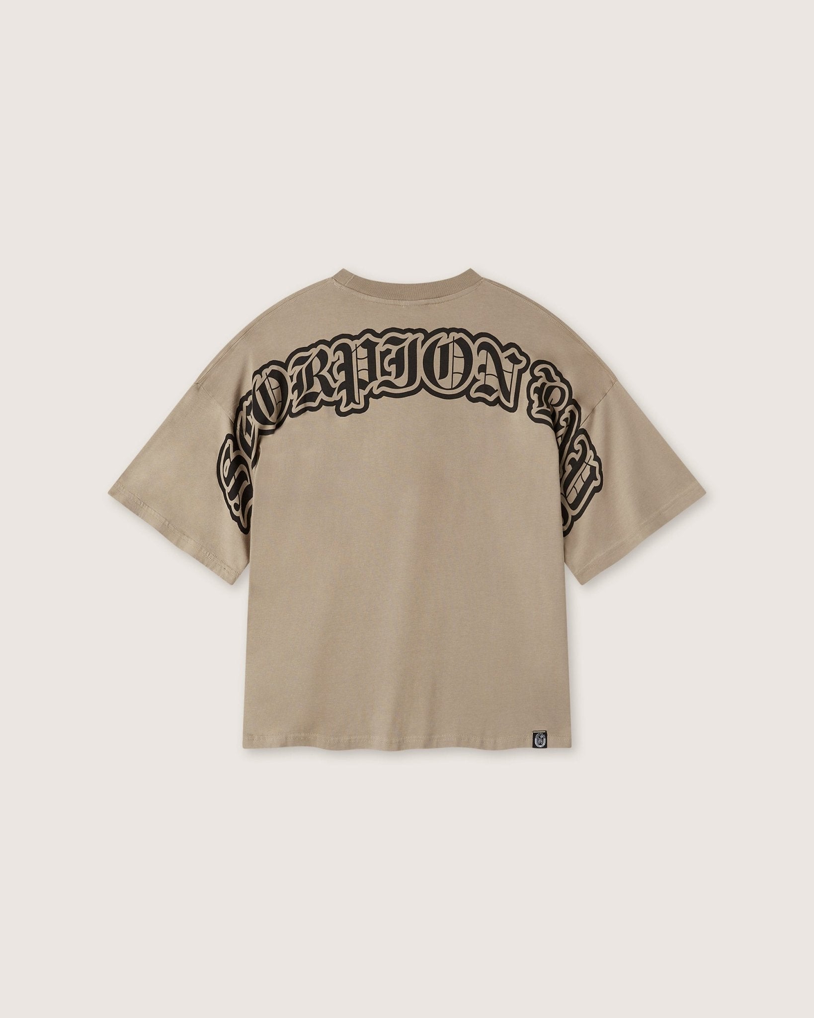 T-shirt boxy "Gothic Lettering" uomo - Scorpion Bay