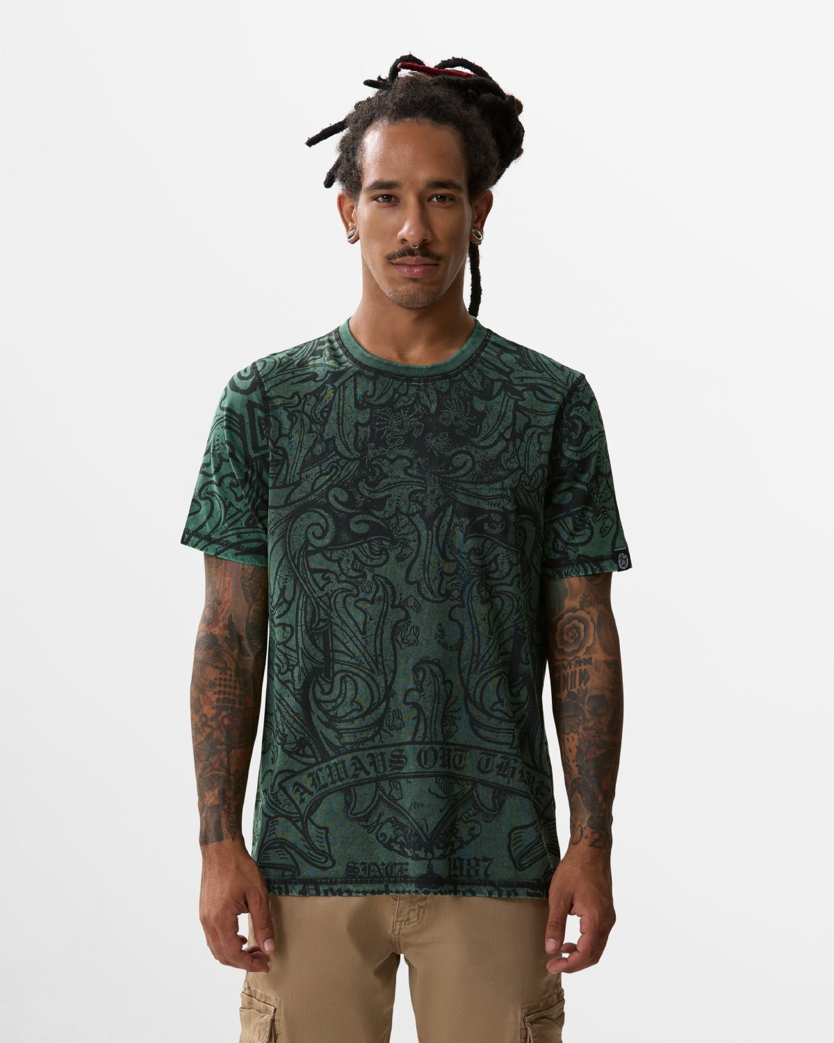 T-Shirt doubleface “Dept De Surfismo” uomo - Scorpion Bay