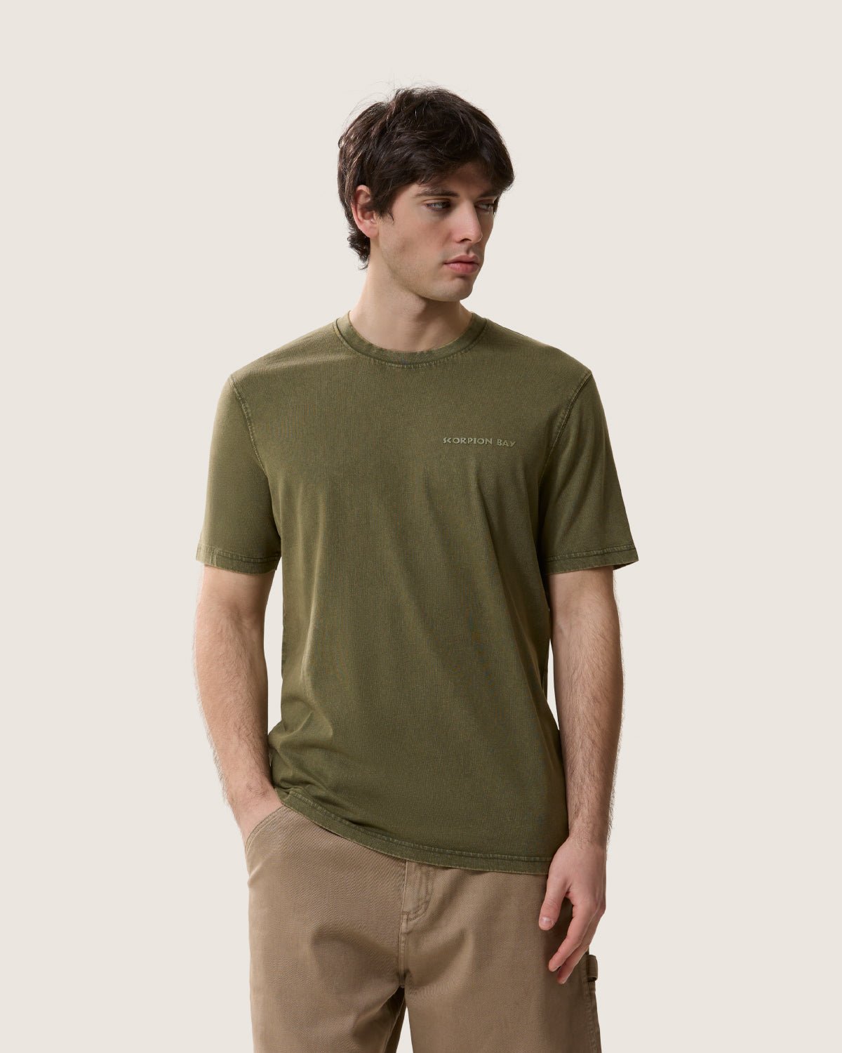 T-shirt essential "Lettering" uomo - Scorpion Bay