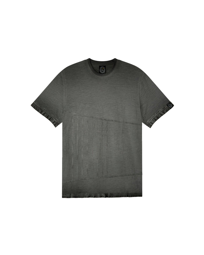 T-shirt in fiammato con pin - tuck uomo - Scorpion Bay