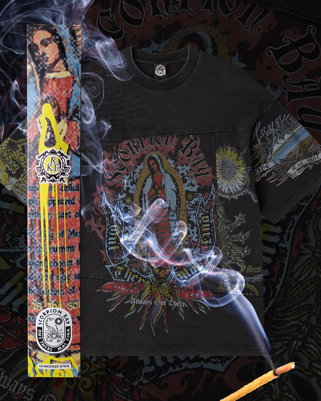 T-shirt limited edition "Guadalupe" uomo - Scorpion Bay