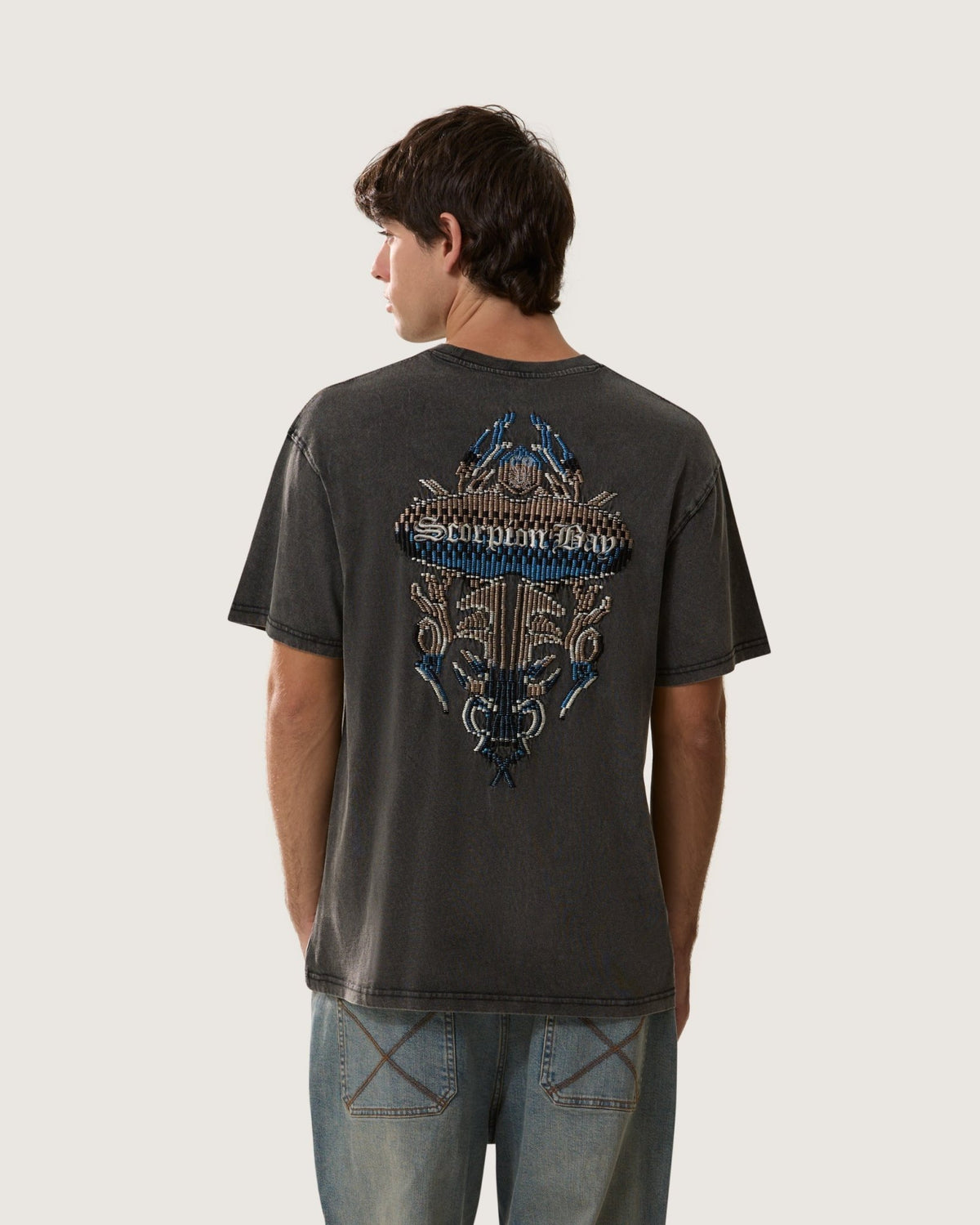 T-shirt Limited Edition Scorpion Bay Ricami d’Archivio "Tribal Crest" uomo - Scorpion Bay