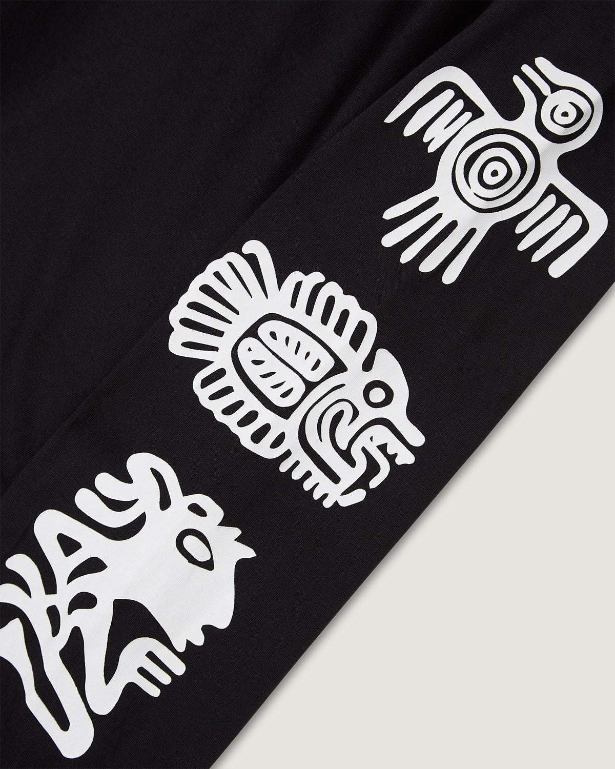 T-shirt manica lunga stampata "Aztec Symbols" uomo - Scorpion Bay