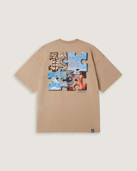 T-shirt over d'archivio "Rompecabezas" uomo - Scorpion Bay