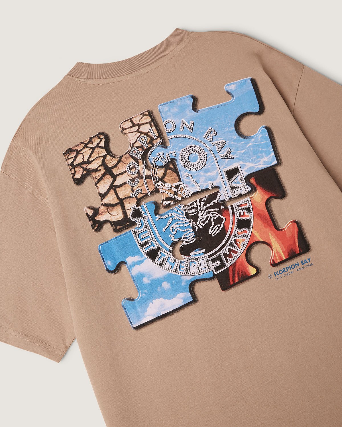 T-shirt over d'archivio "Rompecabezas" uomo - Scorpion Bay