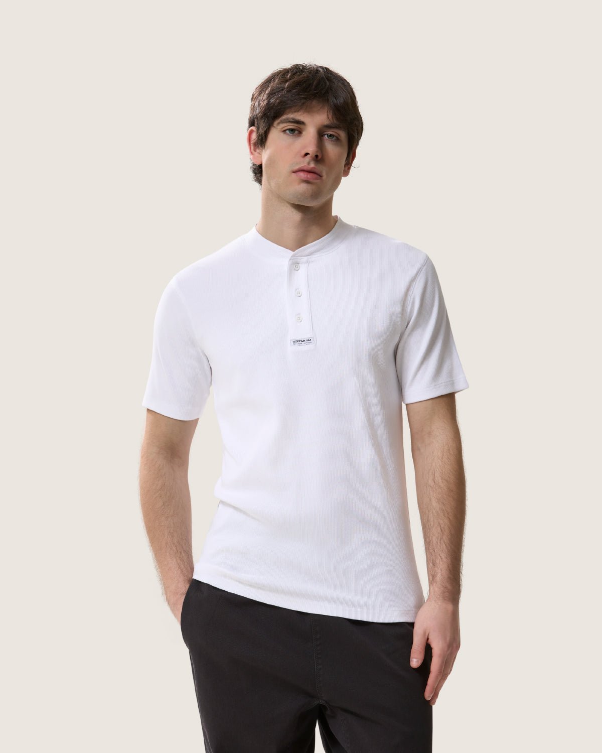 T-shirt serafino "Essential" a maniche corte uomo - Scorpion Bay