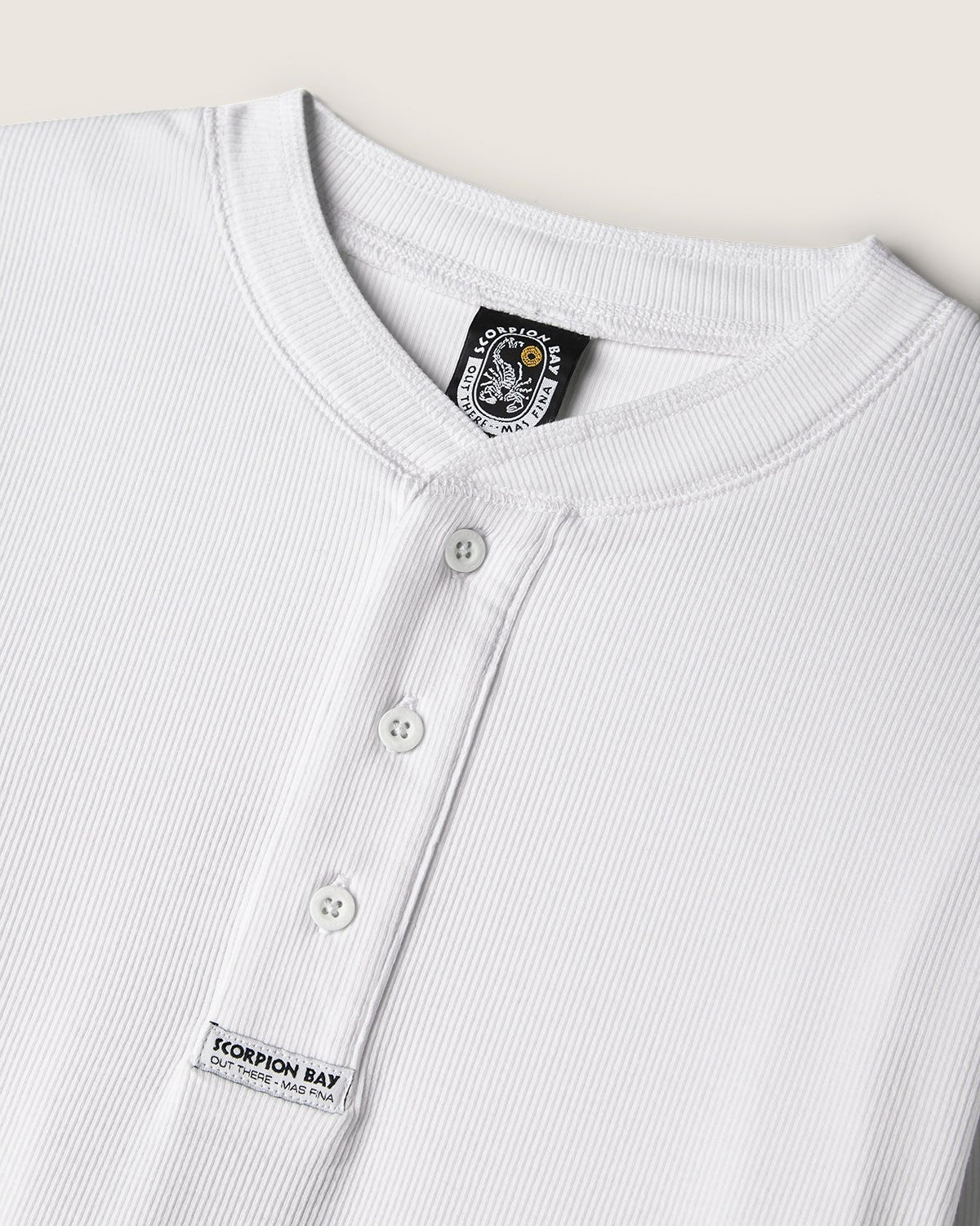 T-shirt serafino "Essential" a maniche lunghe uomo - Scorpion Bay