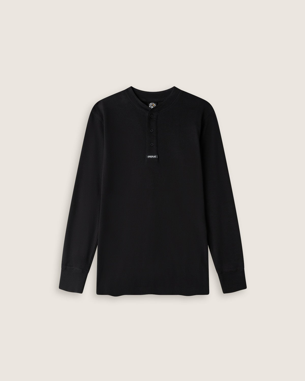 T-shirt serafino "Essential" a maniche lunghe uomo - Scorpion Bay