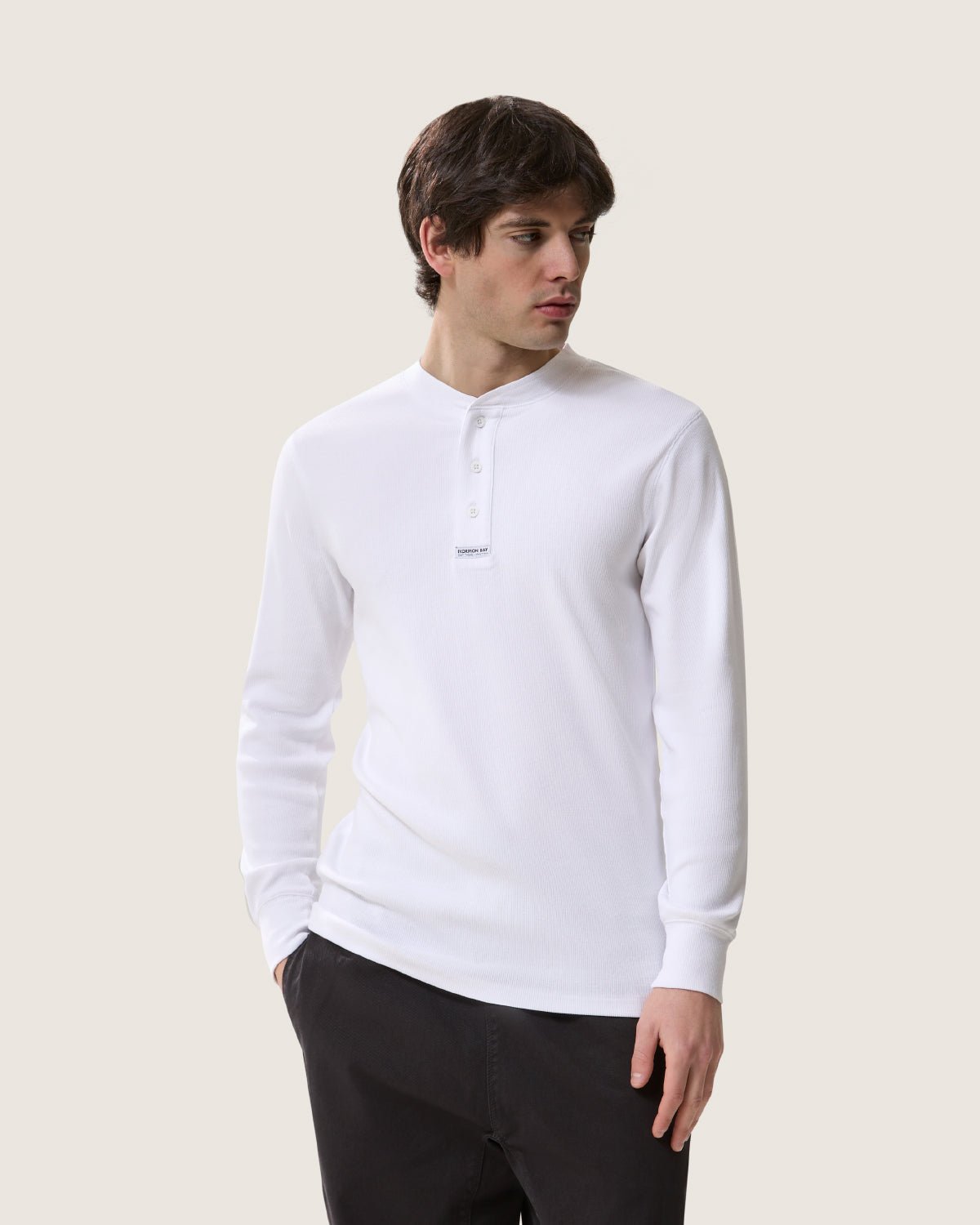 T-shirt serafino "Essential" a maniche lunghe uomo - Scorpion Bay