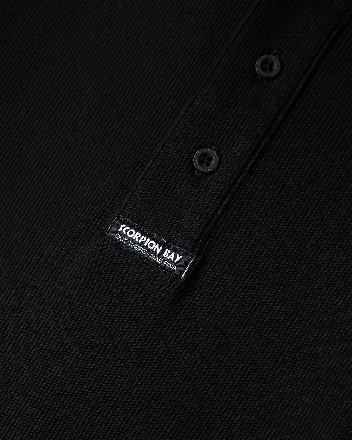 T-shirt serafino "Essential" a maniche lunghe uomo - Scorpion Bay