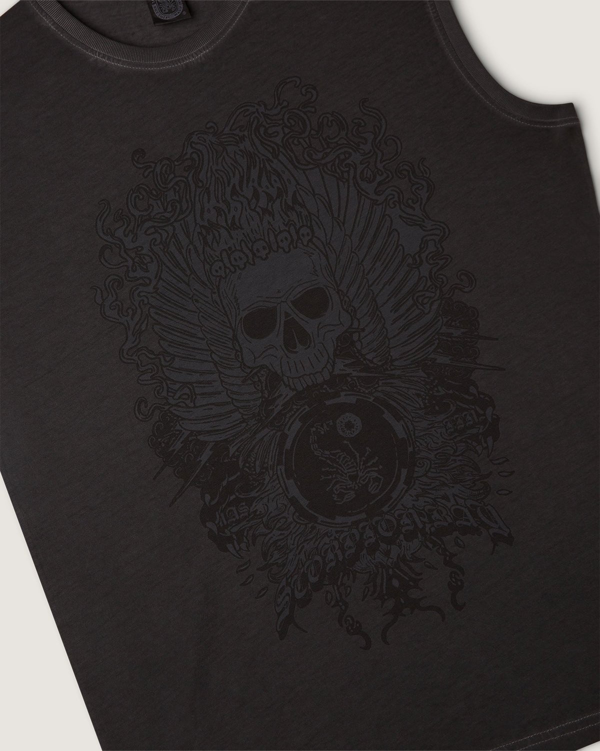 T-shirt smanicata stampata "Oniric Skull" uomo - Scorpion Bay