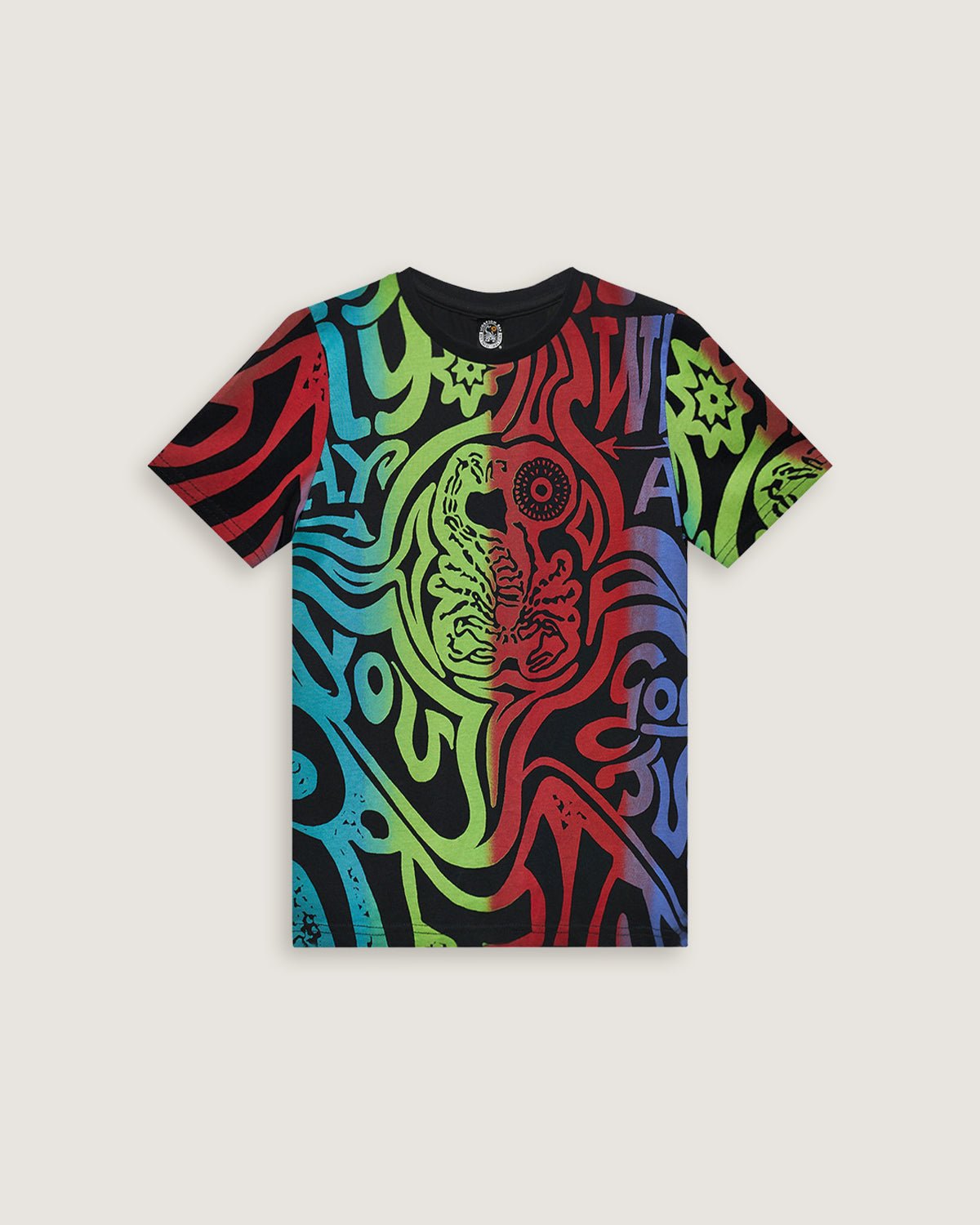 T-shirt stampata all over "Colorfull Ritual" bambino - Scorpion Bay