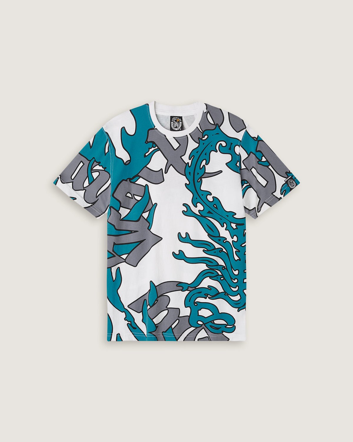 T-shirt stampata all over "Gothic Lettering" bambino - Scorpion Bay