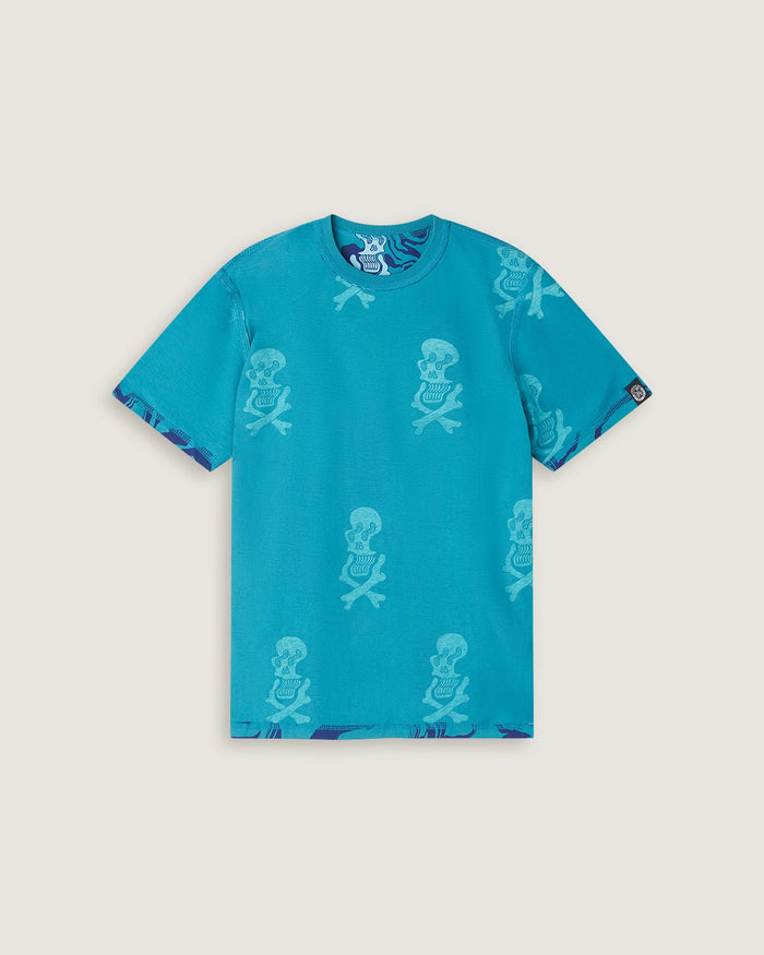 T-shirt stampata all over "Liquid Bones" bambino - Scorpion Bay