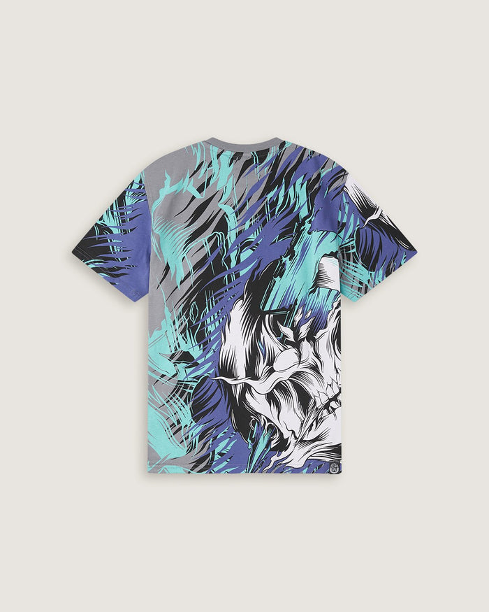 T-shirt stampata all over "Neon Skull" bambino - Scorpion Bay