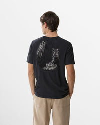 T-Shirt stampata "Bleached Logo" uomo - Scorpion Bay