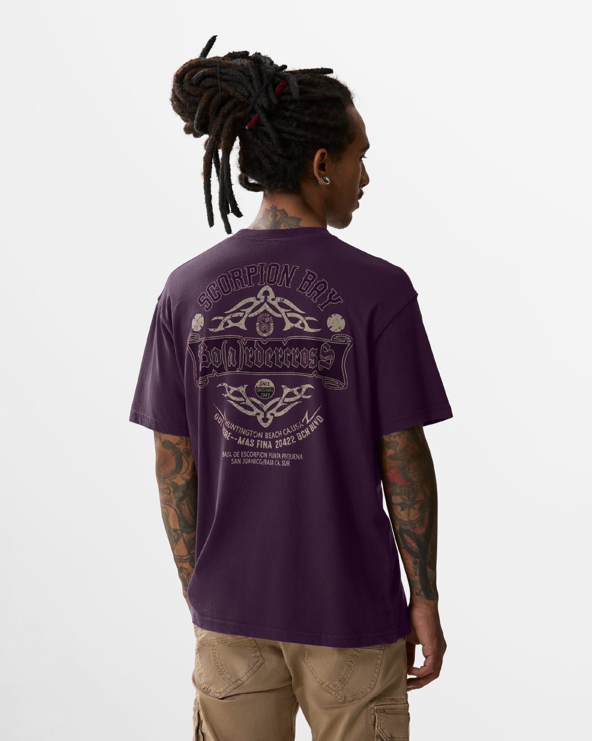 T-Shirt stampata “Boardercross” uomo - Scorpion Bay