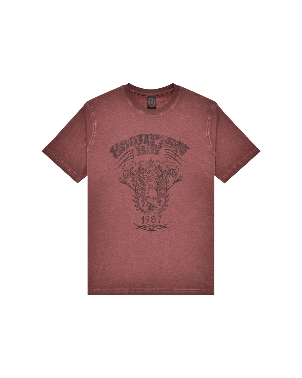 T-Shirt stampata “Bones 1987” uomo - Scorpion Bay