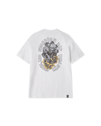 T-Shirt stampata "Chained Skull & Roses" uomo - Scorpion Bay