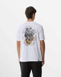 T-Shirt stampata "Chained Skull & Roses" uomo - Scorpion Bay