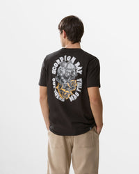 T-Shirt stampata "Chained Skull & Roses" uomo - Scorpion Bay