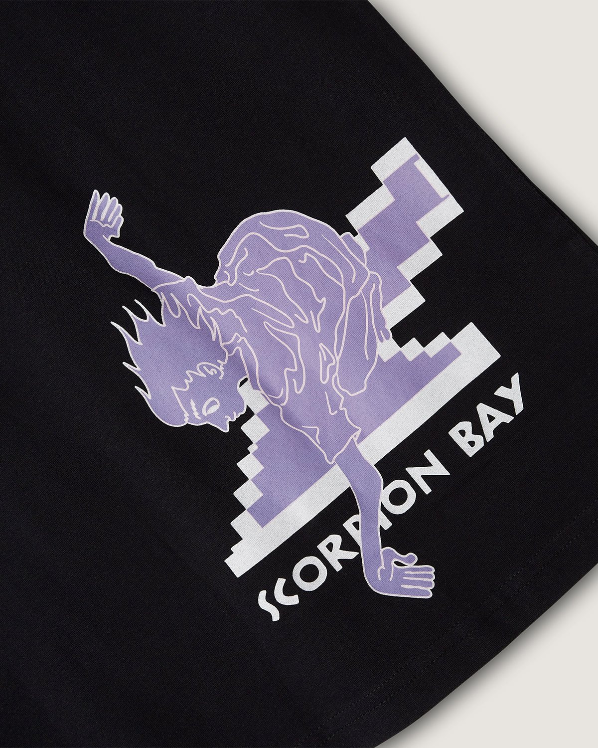 T-shirt stampata "Cyber Skater" uomo - Scorpion Bay