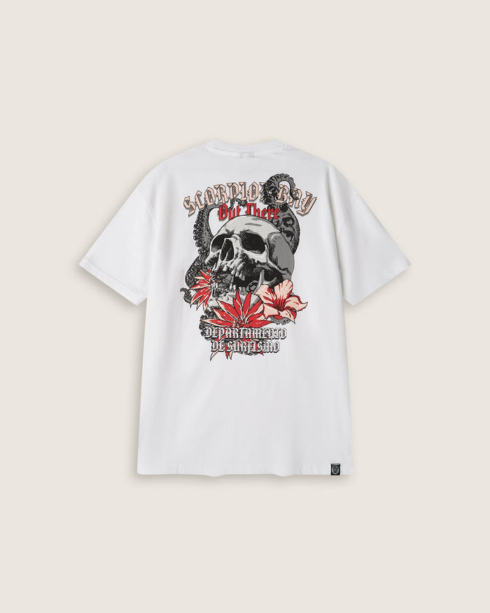 T-shirt stampata "Departamemento De Surfismo" uomo - Scorpion Bay