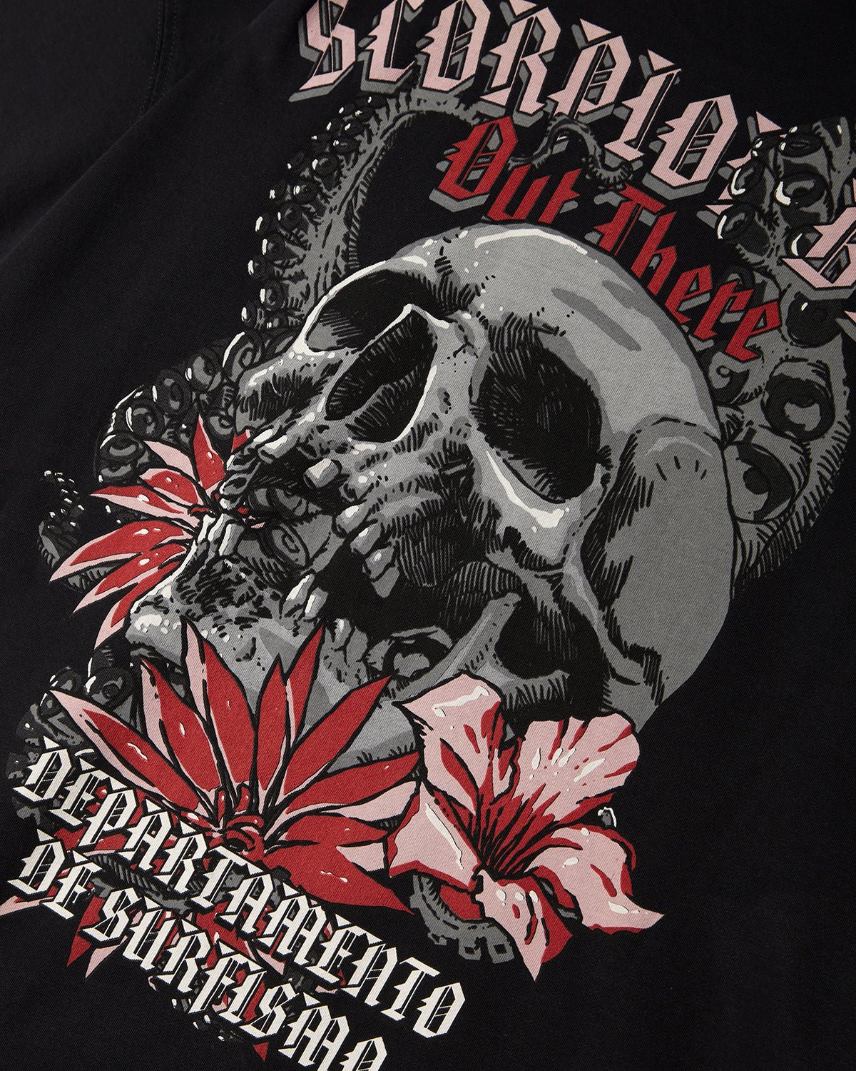 T-shirt stampata "Departamemento De Surfismo" uomo - Scorpion Bay