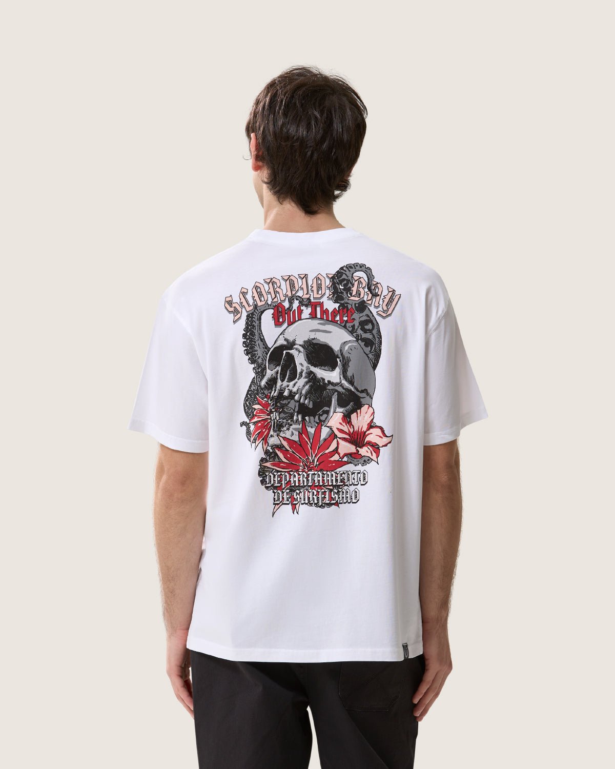 T-shirt stampata "Departamemento De Surfismo" uomo - Scorpion Bay