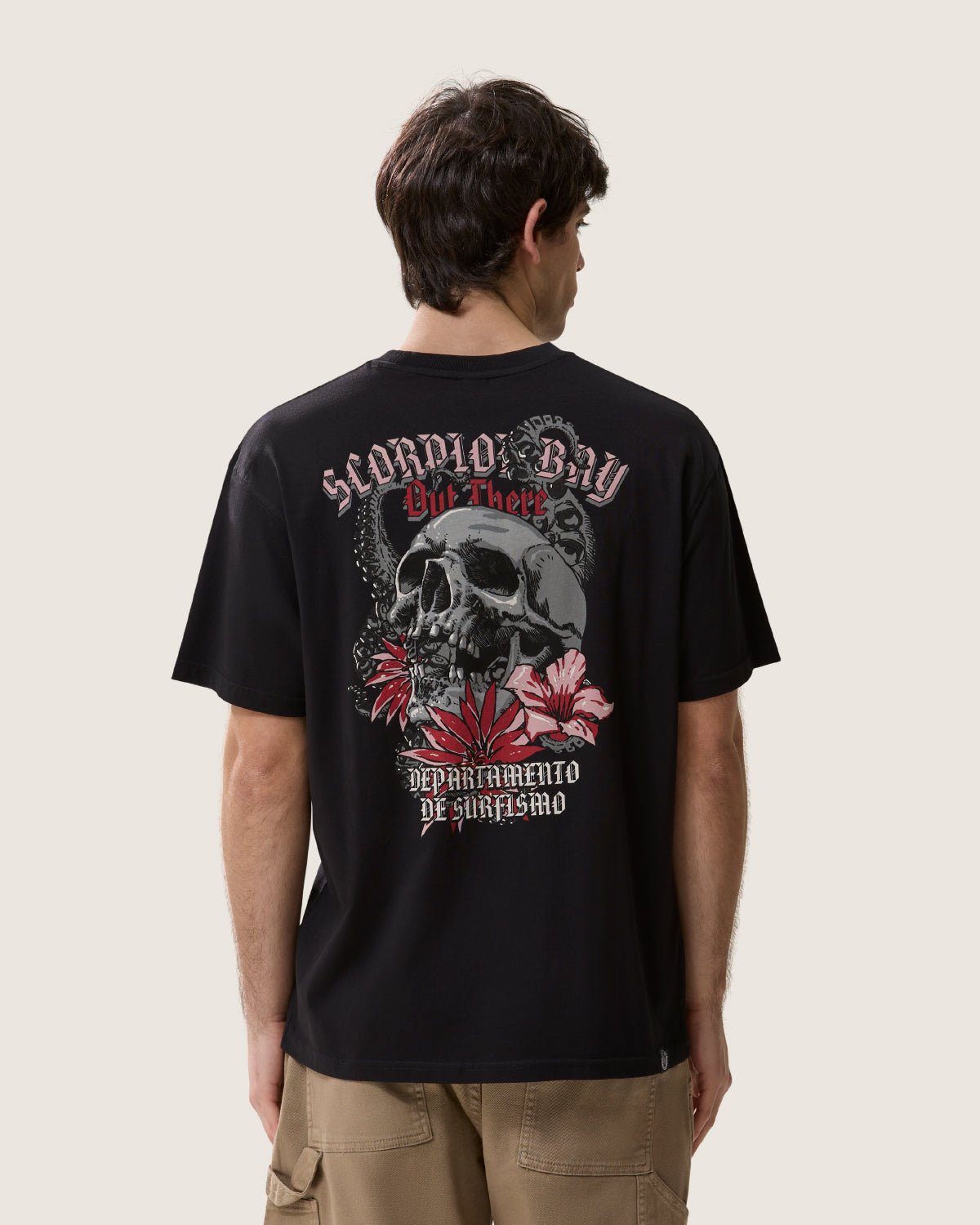 T-shirt stampata "Departamemento De Surfismo" uomo - Scorpion Bay