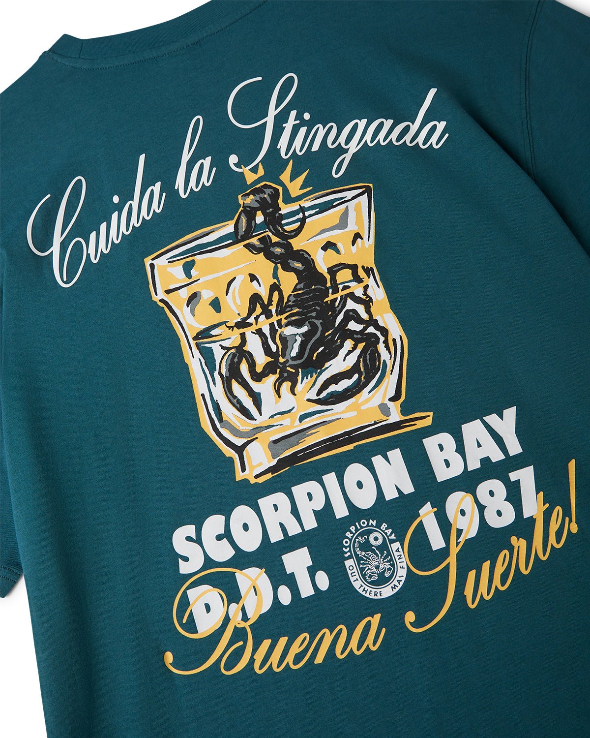 T-Shirt stampata "Dept De Tequila" uomo - Scorpion Bay