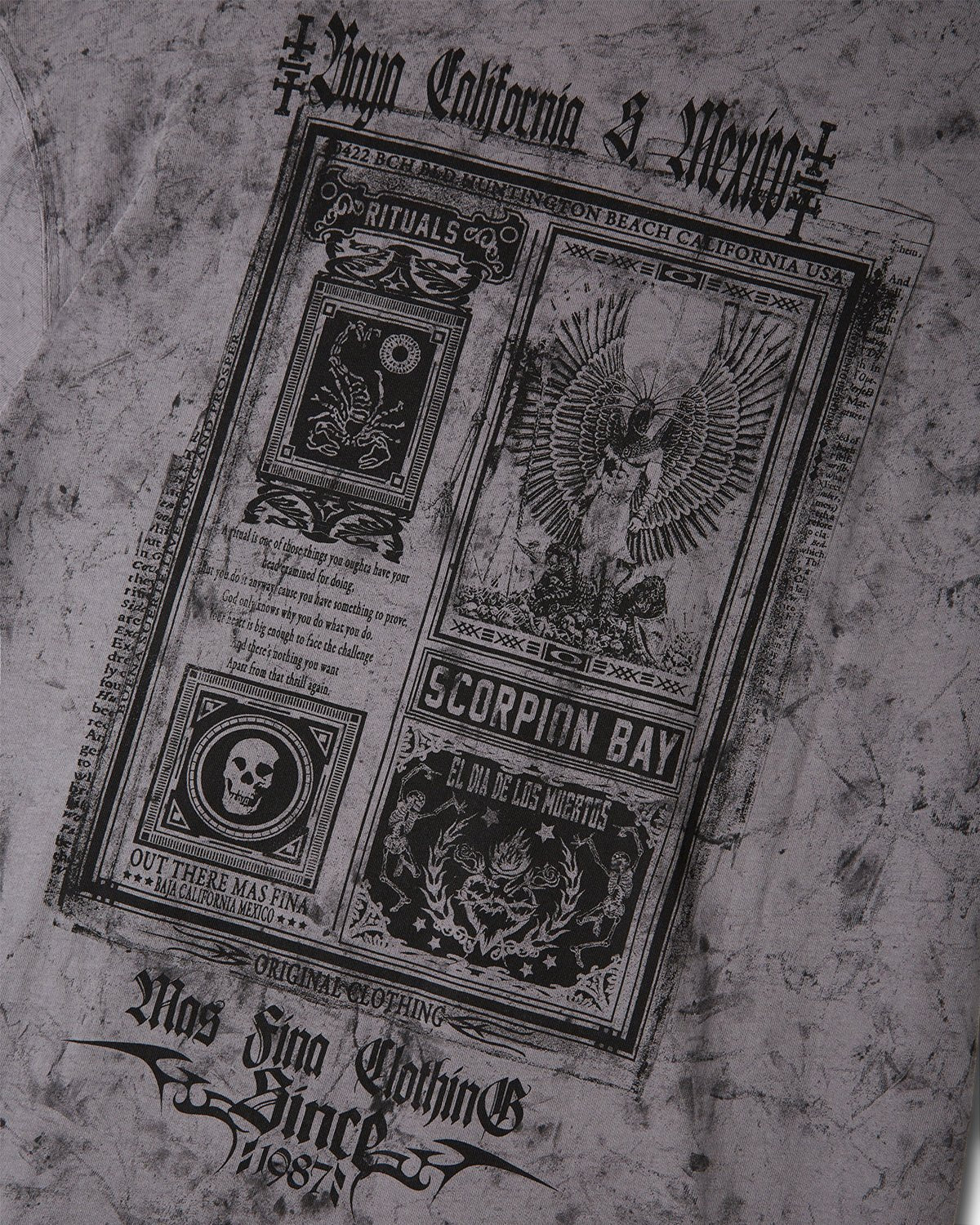 T-Shirt stampata "Dirty Estampilla" uomo - Scorpion Bay