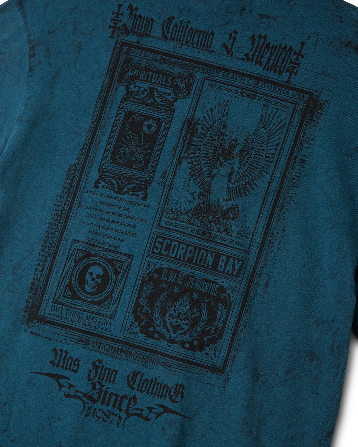 T-Shirt stampata "Dirty Estampilla" uomo - Scorpion Bay