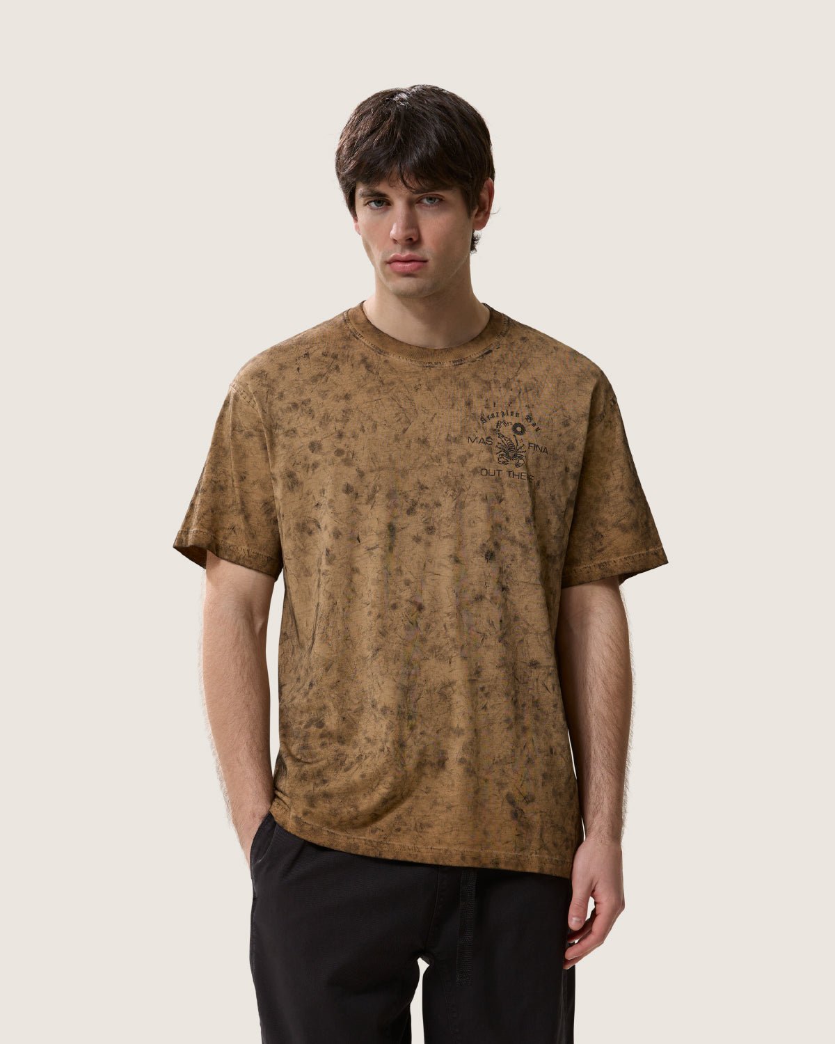 T-shirt stampata dirty "Surf Rodeo" uomo - Scorpion Bay