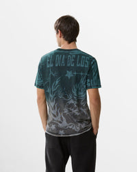 T-Shirt stampata Double Face "El Dia De Los Muertos" uomo - Scorpion Bay
