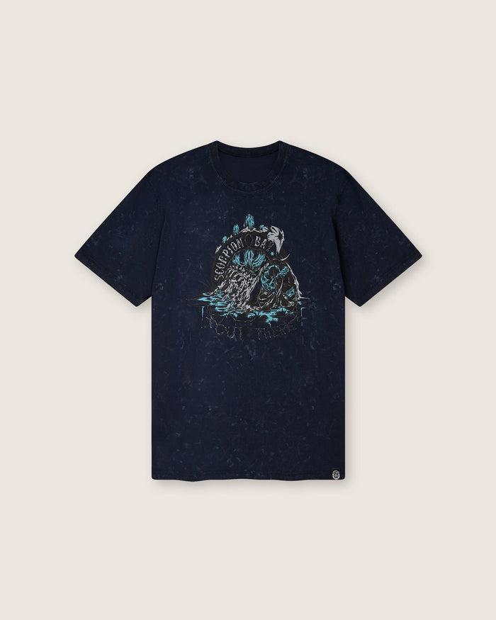 T-shirt stampata Double Face "La vida y la muerte" uomo - Scorpion Bay