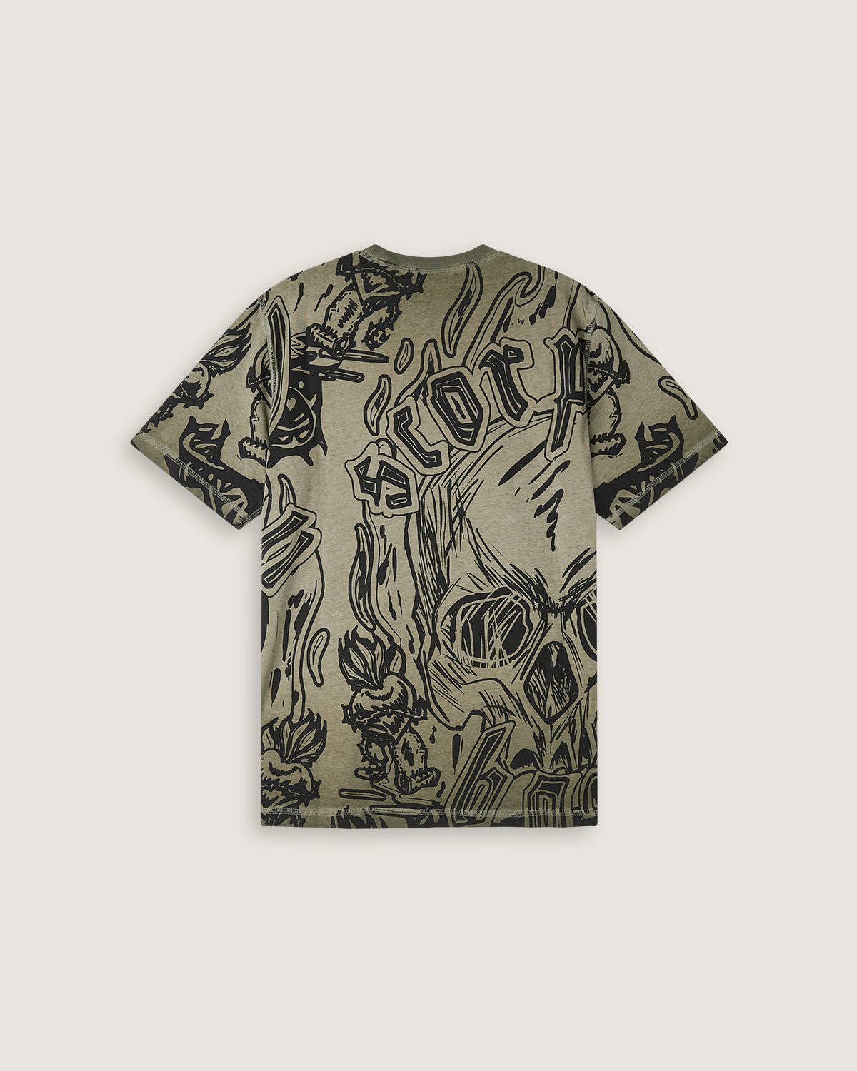 T-shirt stampata double face "Sacrifice" uomo - Scorpion Bay